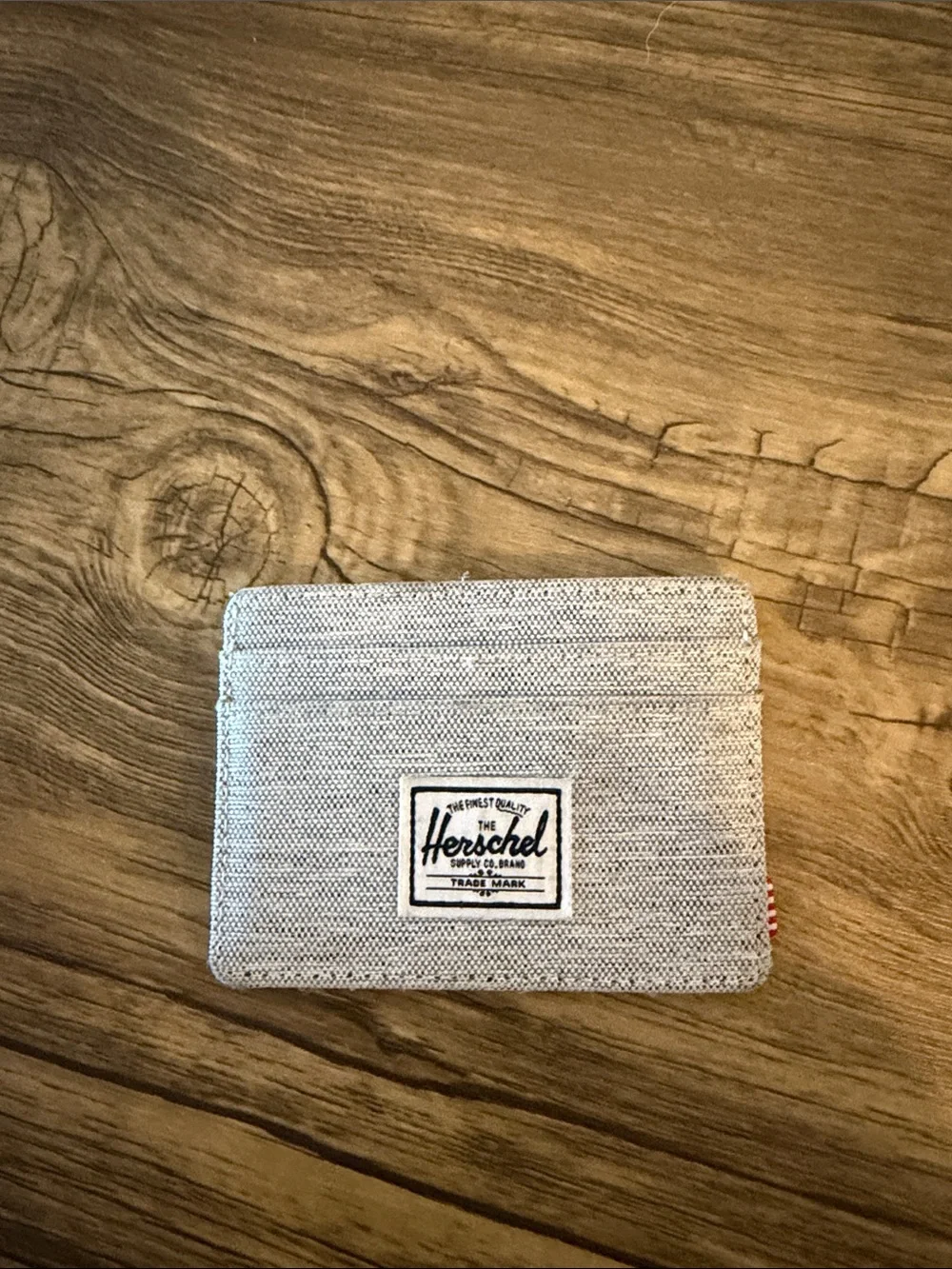 Herschel Supply Company Light Gray Wallet (Like New)